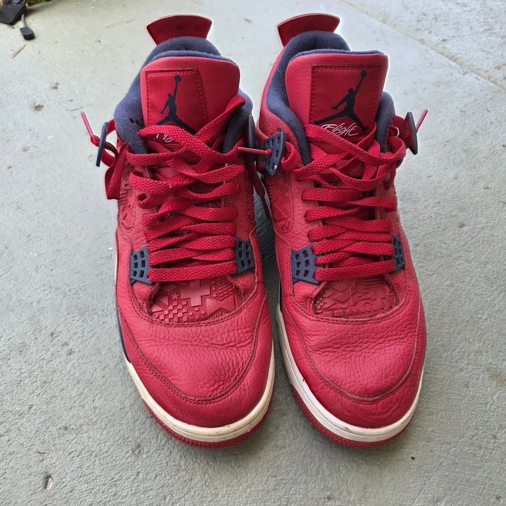 Nike Air Jordan 4 Retro SE FIBA size 11 CI1184-617 OG IV Independence Day Red - Picture 2 of 16